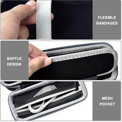 Case Compatible with Anker Prime Power Bank 27,650mAh, 3-Port 250W Portable Charger, Travel Storage Holder for USB-C