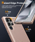 Samsung Galaxy S24 Ultra Slim Fit Case with Kickstand, Shockproof Military Grade, 6.8", Rose Gold