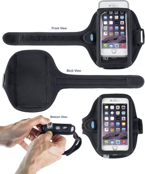 Tune Belt AB92 Cell Phone Armband for Running - Fits iPhone 16/15/14/13 Pro Max, Samsung Galaxy Ultra/Plus/Note,