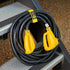 Quick-Straps by Wrap-It Storage - 12" (12 Pack) Yellow Extension Cord Holder for RV and Boat