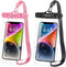 Waterproof Phone Pouch Bag, 7.5in Waterproof Cell Phone Case for Beach Travel, Lanyard for iPhone 15 Pro Max Galaxy
