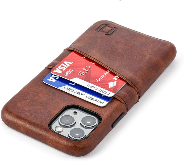 Dockem Wallet Case for iPhone 11 Pro - Built-in Metal Plate for Magnetic Mounting & 2 Credit Card Holder Slots
