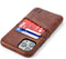 Dockem Wallet Case for iPhone 11 Pro - Built-in Metal Plate for Magnetic Mounting & 2 Credit Card Holder Slots