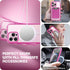 TIESZEN iPhone 15 Pro Max Case - Bright Pink, Dustproof, MagSafe Compatible, 9H Tempered Glass & Privacy Screen