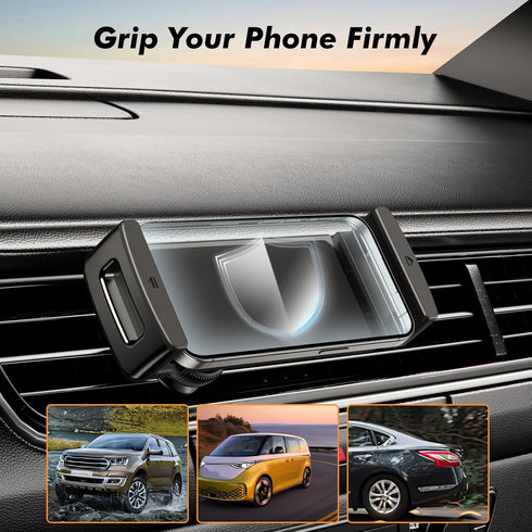 OATSBASF Car Phone Mount for Z Fold, 360° Rotatable Vent Phone Tablet Mount for Samsung Galaxy Z Fold 5 4 3/iPad Mini
