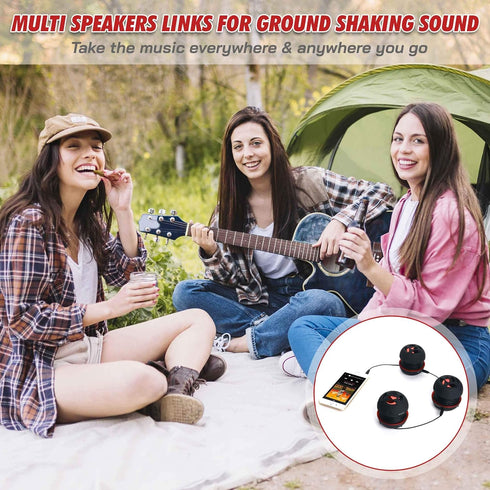 AYL Mini Speaker System - Portable Plug-in Speaker with 3.5mm Aux Input for Laptop, MP3, iPhone, iPad, Black