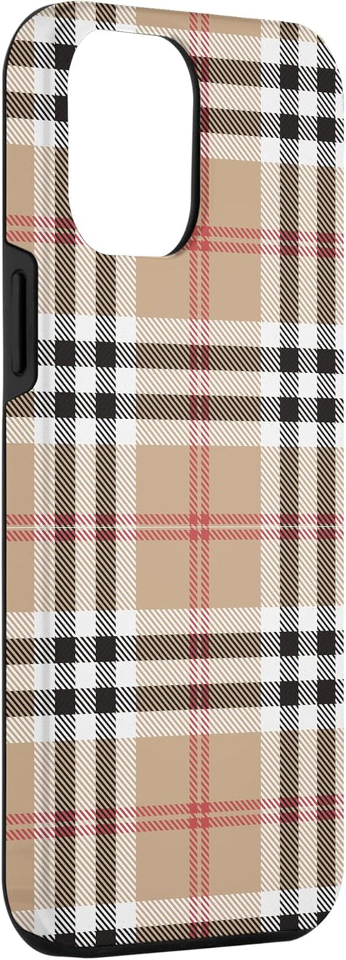 Checkered Plaid Flannel Gingham Pattern Case for iPhone 12 Pro Max
