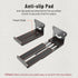 BYMECOST 3.3"-6.1", 40 lbs, Universal Soundbar Wall Mount Bracket, Metal Soundbar Shelf Compatible with Depth from