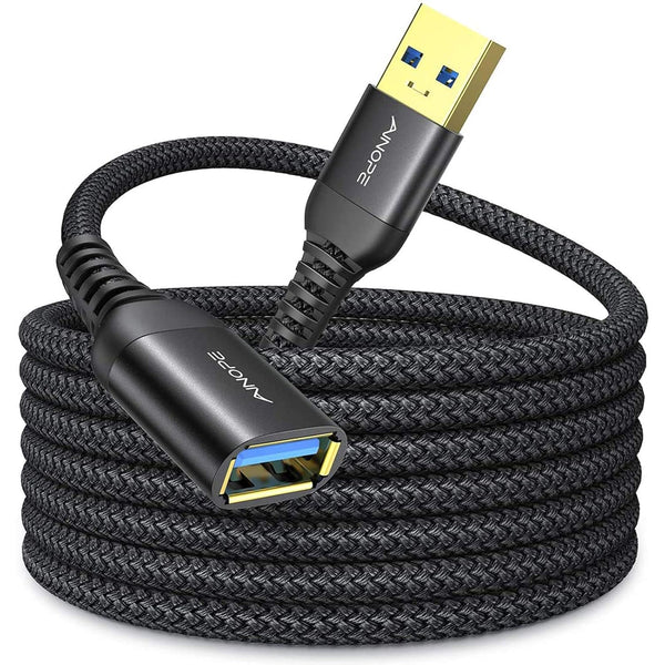 AINOPE 2 Pack USB Extensions Cable High Speed USB 3.0 Extension Cord