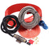 Jeemiter 4 Gauge Car Amp Wiring Kit for Subwoofer, Amplifier Install Wiring Kits for Radio, Speakers, and Connections