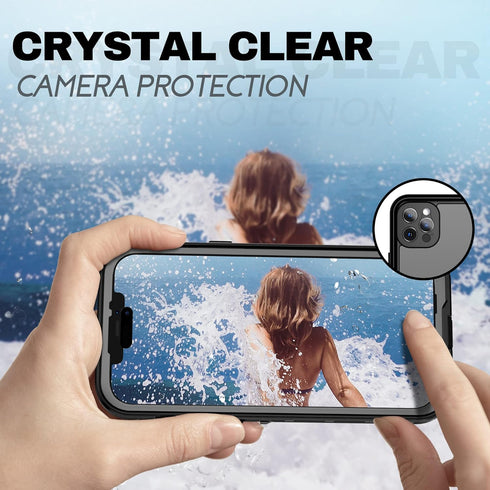 BEASTEK iPhone 12 Pro Waterproof Case, TRE Series Shockproof Dustproof Underwater IP68 Full Body Protective Cover with