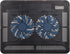 Laptop Cooling Pad, Coolertek Portable Slim Quiet Laptop Notebook Cooler Cooling Pad Stand with 2 Blue LED Fans, USB Powered, Adjustable Angled, Fits 11-14 Inch Laptop