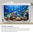 YongFoto 36x14 Inches Tropical Fish Terrarium Background Deep Sea Marine Coral Polyester Aquarium Backdrop
