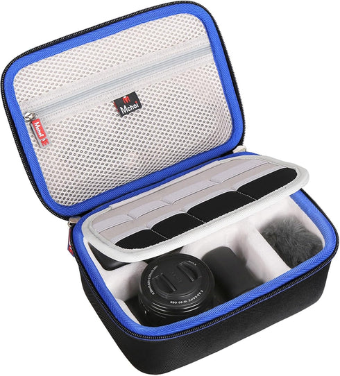 Mchoi Travel Case Suitable for Sony ZV E-10 / ZV-1 / ZV-1F / ZV-1 II Interchangeable Lens Mirrorless Vlog Camera Kit, Shockproof Waterproof Vlog Camera Protective Case, Case Only