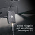 GE 42178 Indoor HD Digital TV Antenna Amplifier, Low Noise Antenna Signal Booster, Clears Up Pixelated Low-Strength