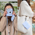 Camera Case and Album for Fujifilm Instax Mini 12, Carry Bag with Strap and Photo Album - Pastel Blue