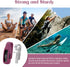 HSWAI 3-Pack Clips Replacement for Fitbit Inspire 2/Fitbit Inspire 3 - Soft Comfortable Silicone Clip 360° Protection
