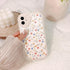 Compatible for iPhone 11 Cute Flower Floral Leaf with Love Lens Bumper Protector, Soft TPU Shockproof Protective Girly
