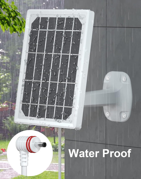 Solar Panel for Ring Camera, Charger Compatible with Ring Stick Up Cam Battery & Spotlight Cam Battery/Plus/Pro