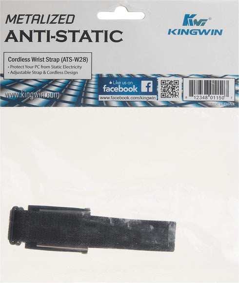Kingwin Anti-Static Cordless Wrist Strap, Adjustable Strap, Protect Your PC from Static Electricity