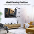 GearIT Full Motion TV Wall Mount for 23 to 43 inch TVs, Up to 66lbs, Swivel, Tilt, Articulating Arm, Vesa 75 100 200