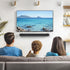 Soundbar Speaker Bracket Wall Mount, Aluminum Non-Slip Silicone Pad Black Universal Holder for Speakers Subwoofers