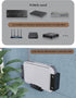 Under Desk Laptop Holder Rack Mount for Keyboard & Small Devices, Cable Box Wall Mount Tray Organizer
