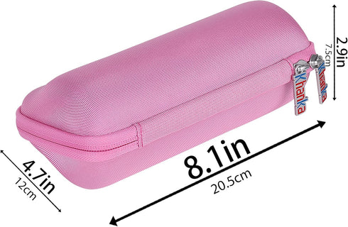 Khanka Hard Travel Case for JBL Flip 6 Waterproof Portable Bluetooth Speaker, Pink