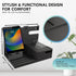 Black Nightstand Organizer for Dad - Best Birthday Gifts for Men to Organize Cellphone, Watch, Sunglasses & Accessories