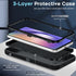 LeYi Samsung Galaxy A54 5G Case, Heavy Duty 3 in 1 Protection with 2 PCS Screen Protector, Military Grade Shockproof
