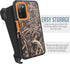 Designed for Samsung Galaxy A03S Shockproof Holster Case, Tough Rubber Rugged Hybrid with Built-in Screen Protector