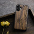Carveit 16 Magnetic Wooden Case for iPhone Case, Wood Artisan Engraved & Black Soft TPU Shockproof Cover, Compatible