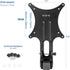 VIVO VESA Adapter Plate Bracket Designed for Asus Monitors MX259H, MX259HS, MX279H, MX25AQ, and MX27AQ, VESA 75x75mm and 100x100mm Conversion Kit (MOUNT-ASMX01)