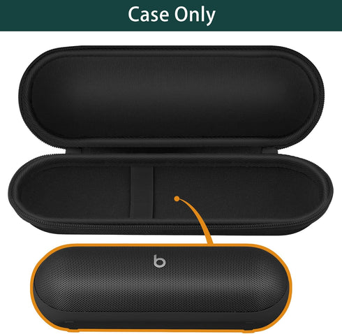 Aenllosi Hard Carrying Case for Beats Pill Wireless Bluetooth Speaker (Case Only), Matte Black