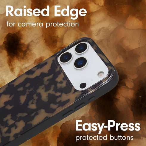 Sonix 17 10ft Case for iPhone Pro Max | Compatible with MagSafe | Drop Tested | Tortoiseshell | Brown Tort
