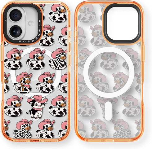Rosarnnah for iPhone 17 Case Cute - Compatible with Magsafe - Military-Grade 6.6