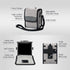 JJC Portable Travel Camera Case Pouch with Strap for Fuji Fujifilm X100VI, Ricoh GR IIIx, Sony A6700, Nikon Z30 & More