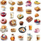 McEtt Breakfast Food Sticker Sheets Aesthetic Illustrated Breakfast & Brunch Food Stickers 5