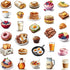McEtt Breakfast Food Sticker Sheets Aesthetic Illustrated Breakfast & Brunch Food Stickers 5
