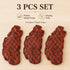 3 jojofuny Pcs Fake Steak Props, Realistic Artificial Grilled Steak Model, Cooked Meat Food Replica with Grill Marks