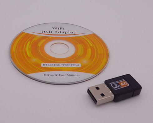 USB WiFi Adapter, AC600 Mbps Dual Band 2.4/5Ghz Wireless Mini Network Adapter, 802.11, for PC Desktop Laptop MAC
