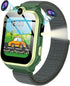 PTHTECHUS Smart Watch for Kids Girls, Ages 4-12, Audio Stories, 18 Puzzle Games, 2 Camera Video Music Player