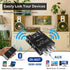 ZK-502T 50W+50W Stereo Audio Amplifier Board, DC 9-24V BT and AUX Inputs, BT 5.0 AMP Board for DIY Wireless Speakers