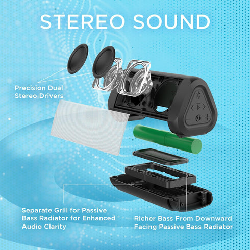 OontZ Ultra Bluetooth Speaker, Portable Wireless Speaker, 14 Watts, IPX7 Waterproof, Up to 100 Ft Bluetooth Range