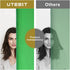 UTEBIT 5x6.5ft Green Screen Backdrop, Photography Backdrop Chroma Key Small Greenscreen Sheet Background for Streaming