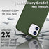 IceSword iPhone 12 Mini Case - Matte Dark Green, Thin Silicone Gel Rubber Shockproof Case, 5.4"