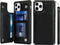 iCoverCase Wallet Phone Case for iPhone 11 Pro 5.8 Inch with Card Holder for Women, RFID Blocking (Macaron Black)