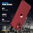 ORETECH iPhone 14 Case, 360° Shockproof Slim, Red, Military Grade Drop Test, Camera Protection & 2 Screen Protectors.
