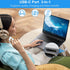 Suejezt 4 1 in SD Card Reader for iPhone/iPad/Mac, USB-C/Lightning/USB-A Memory Card Reader, Photo Transfer from