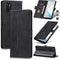 Flip Wallet Case for Samsung Galaxy Note 10 Plus, Leather Magnetic Folio Cover with Card Holder, Kickstand - TPU